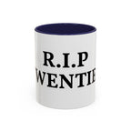 R.I.P. Twenties Coffee Mug — Funny 20s Graduation/Turning 30 Gift