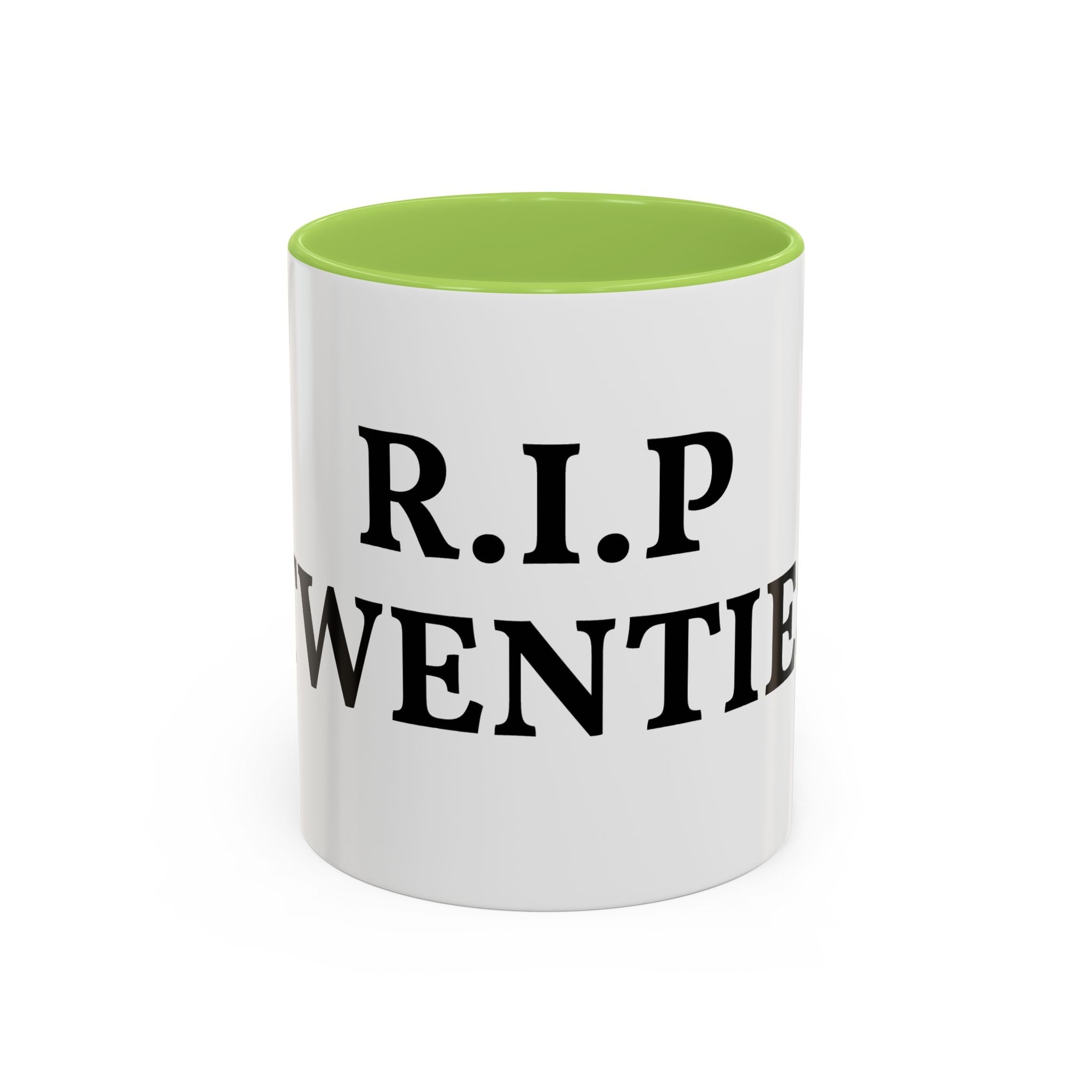 R.I.P. Twenties Coffee Mug — Funny 20s Graduation/Turning 30 Gift