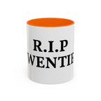 R.I.P. Twenties Coffee Mug — Funny 20s Graduation/Turning 30 Gift