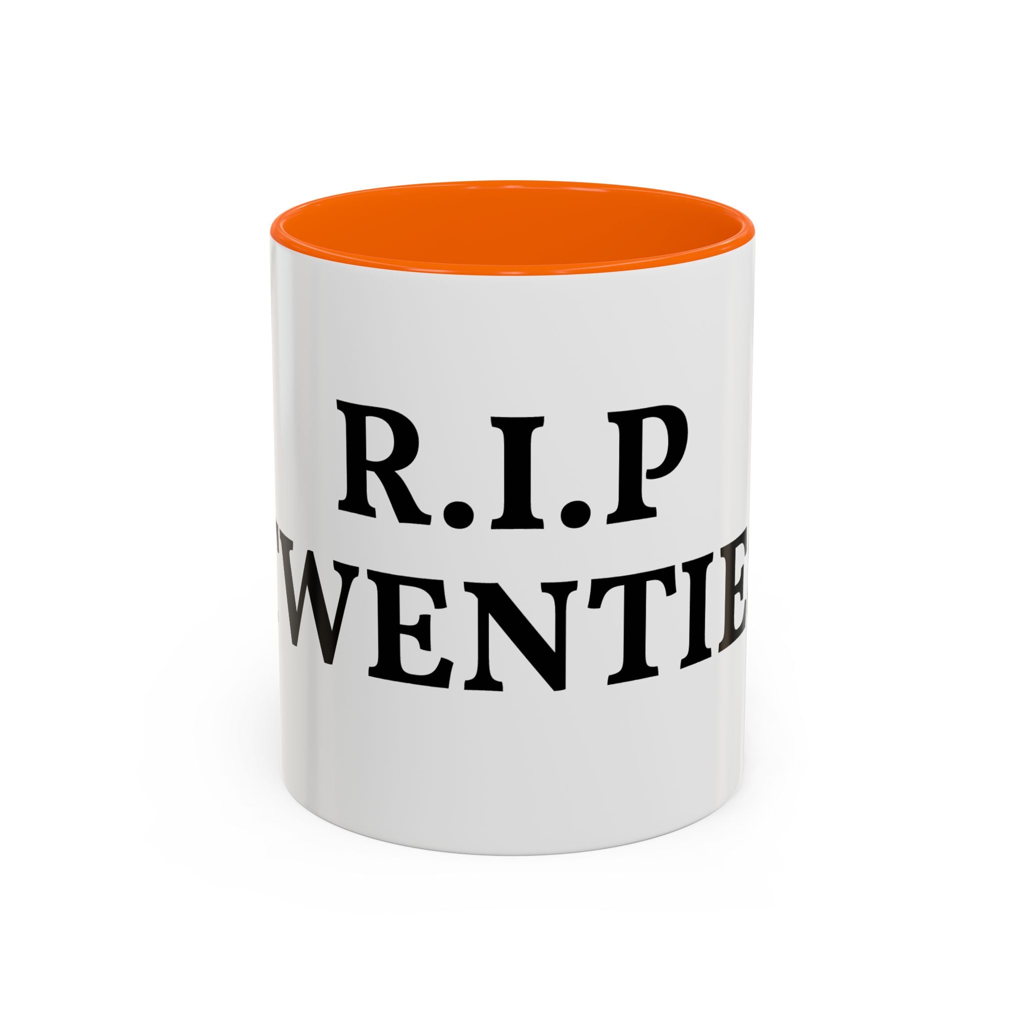 R.I.P. Twenties Coffee Mug — Funny 20s Graduation/Turning 30 Gift